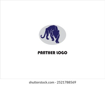 The panther logo design ,vector, panther mascot logo design , illustration ,Cute panther face, panther black version logo collection for your brand .