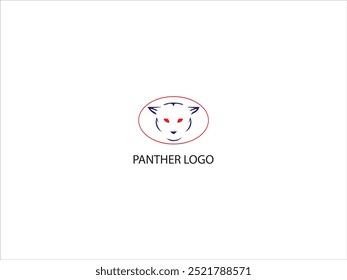 The panther logo design ,vector, panther mascot logo design , illustration ,Cute panther face, panther black version logo collection for your brand .