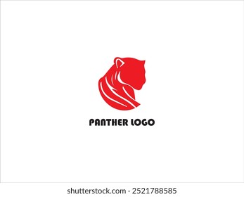 The panther logo design ,vector, panther mascot logo design , illustration ,Cute panther face, panther black version logo collection for your brand .