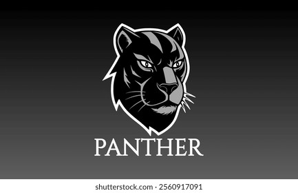 panther logo, panther eyes, panther mascot, illustration, animal, design, 