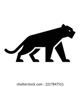 Panther Logo. Icon design. Template elements
