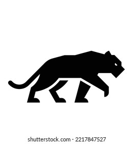 Logo des Panther. Symboldesign. Vorlagenelemente