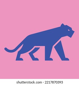 Panther Logo. Icon design. Template elements