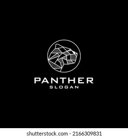 Panther logo icon design vector 