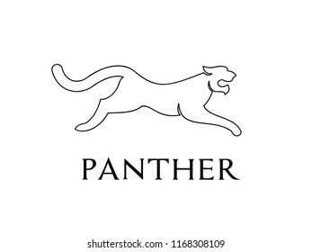 panther logo icon designs