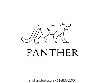 panther logo icon designs