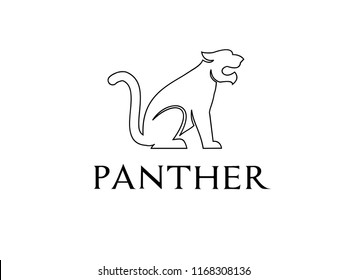 panther logo icon designs
