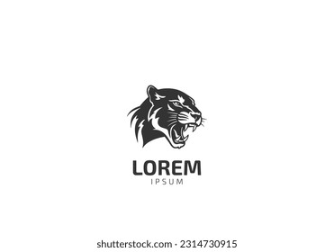 panther logo icon vector template