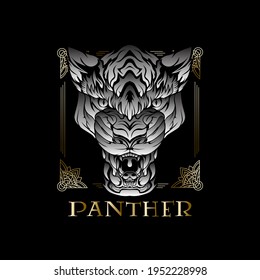 panther logo illustration design for sukajan is mean japan traditional cloth or t-shirt,Embroidery Men T-shirts Summer Casual Short Sleeve Hip Hop T Shirt Streetwear