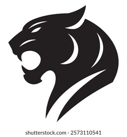 Panther logo silhouette vector art