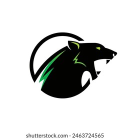 Vector abstracto del logotipo de Panther