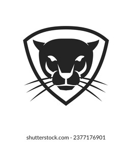 panther logo template Isolated. Brand Identity. Icon Abstract Vector graphic