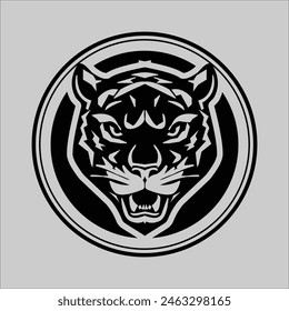 Arte de Ilustración vectorial de logotipo de Panther