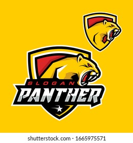 Panther  mascot esport logo design