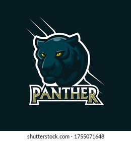 Panther Mascot Gaming Logo Template Vector Stock Vector (Royalty Free ...