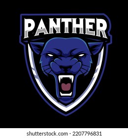 ilustración vectorial del logotipo de la mascota panther