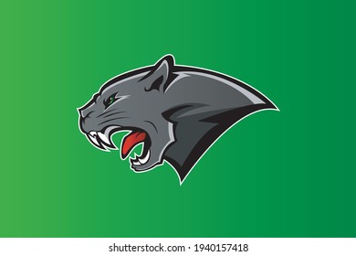 PANTHER MASCOT LOGO ILLUSTRATION VECTOR