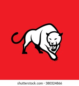 Panther symbol - vector illustration
