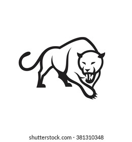 Panther symbol - vector illustration
