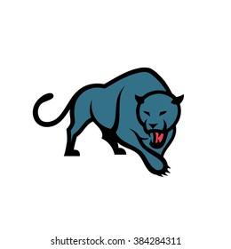 Panther symbol - vector illustration
