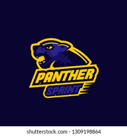 Panther Thunder - Mascot & E-sport Logo - All elements on this template are editable with vector software