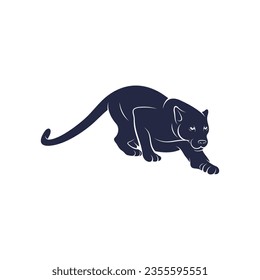 Panther vector illustration design. Panther logo design Template.