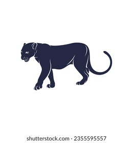 Panther vector illustration design. Panther logo design Template.