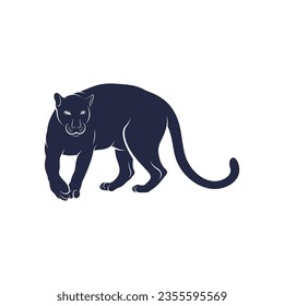 Panther vector illustration design. Panther logo design Template.
