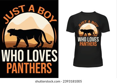Panthers lover t shirt design, Animal lover t shirt design, Typography t shirt design, T shirt design