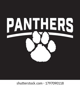 Panthers t shirt design vector, black background 