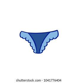 panties doodle icon