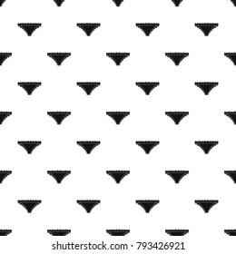 Panties with frill pattern seamless in simple style vector illustration