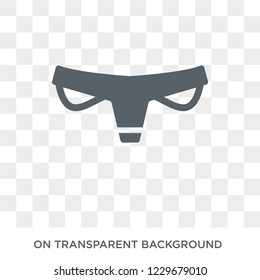 Panties icon. Panties design concept from Clothes collection. Simple element vector illustration on transparent background.