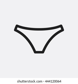 Panties icon illustration isolated vector sign symbol