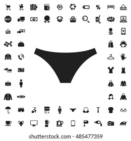 Panties icon illustration isolated vector sign symbol