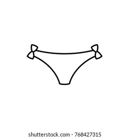 panties icon illustration isolated vector