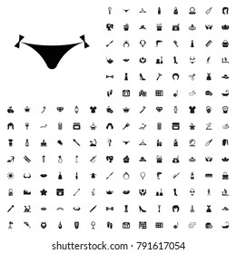 Panties icon illustration isolated vector. editable beauty icons vector set.