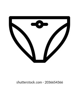 panties icon or logo isolated sign symbol vector illustration - high quality black style vector icons

