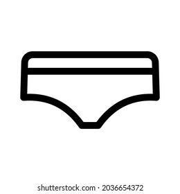 panties icon or logo isolated sign symbol vector illustration - high quality black style vector icons
