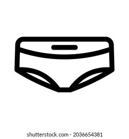panties icon or logo isolated sign symbol vector illustration - high quality black style vector icons
