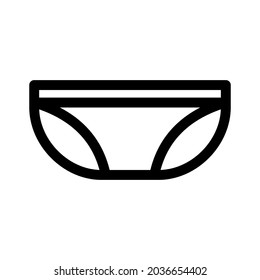 panties icon or logo isolated sign symbol vector illustration - high quality black style vector icons
