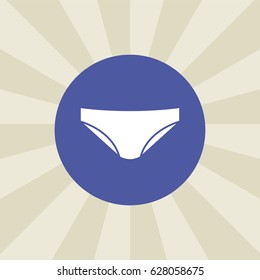 panties icon. sign design. background