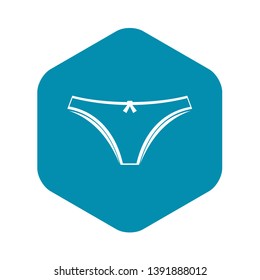 Panties icon. Simple illustration of panties vector icon for web