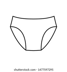 panties icon. underwear icon. vector