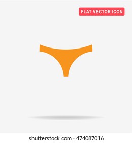 Panties icon. Vector concept illustration for design.