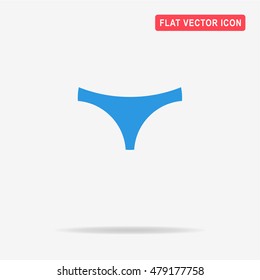 Panties icon. Vector concept illustration for design.