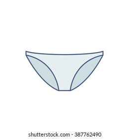 panties icon. vector illustration