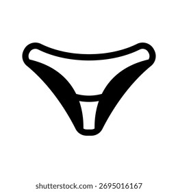 Ilustración de diseño de símbolo de Vector de icono de bragas