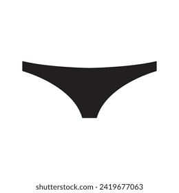 panties icon vetor template illustration logo design