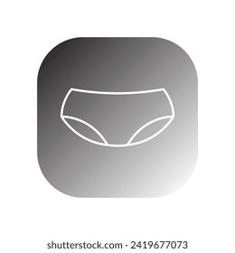 panties icon vetor template illustration logo design